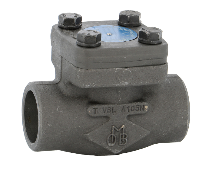 Carbon steel A105N piston check valve 312 TRIM 8 800 lbs SW 1/2''